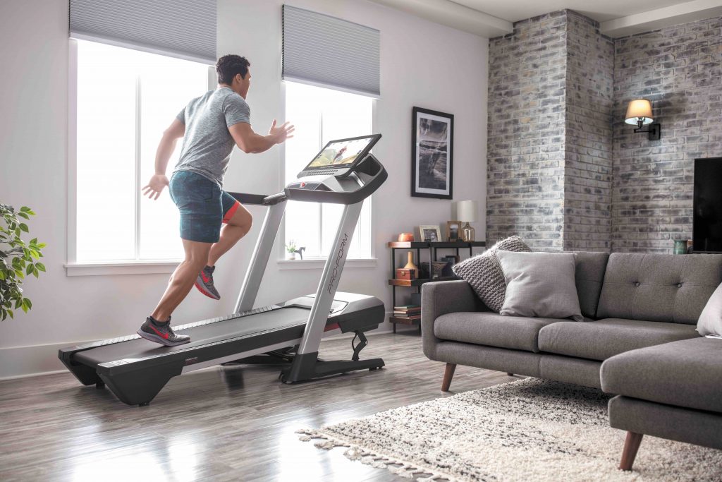 treadmill workout goal running man